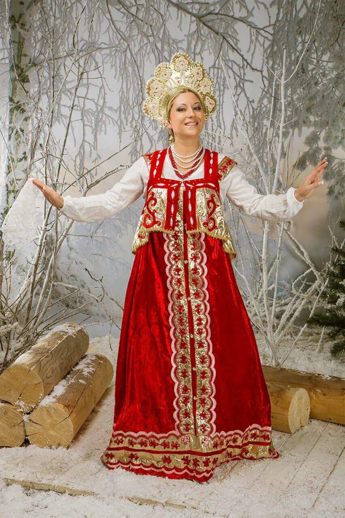 Girls in Slavic costumes in Birmingham
