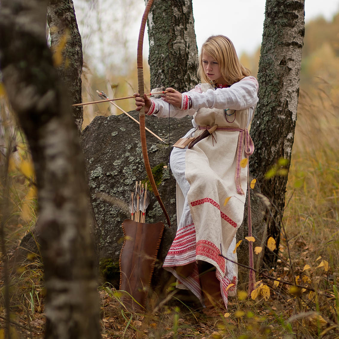 Sexy photo Girls in Slavic costumes in Birmingham